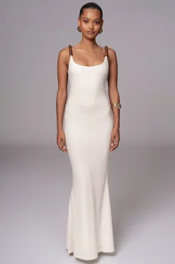 Ivory Nautical Escape Maxi Dress