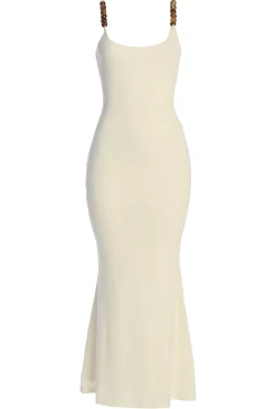 Ivory Nautical Escape Maxi Dress