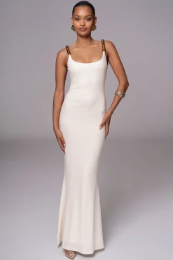 Ivory Nautical Escape Maxi Dress