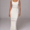 Ivory Palm Springs Knit Maxi Dress