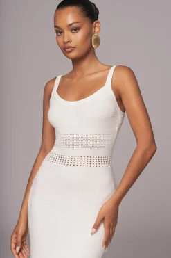 Ivory Palm Springs Knit Maxi Dress