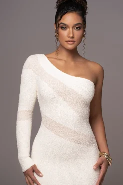 Ivory Sandra Knit Midi Dress