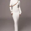 Ivory Show Stopper High Neck Dress