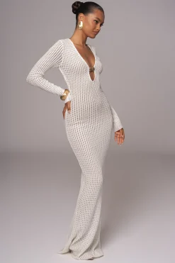 Ivory Sol Sweater Knit Dress