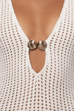 Ivory Sol Sweater Knit Dress