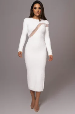 Ivory Toni Knit Maxi Dress