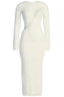 Ivory Toni Knit Maxi Dress