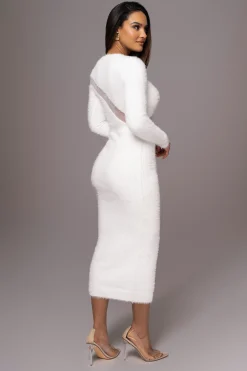 Ivory Toni Knit Maxi Dress