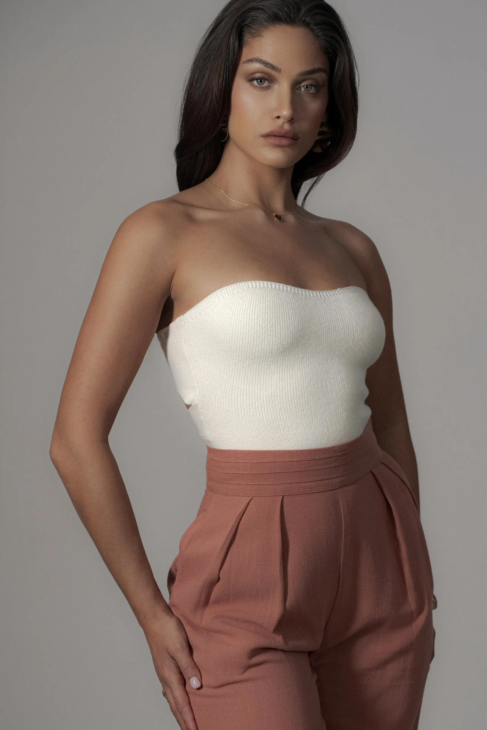 Ivory Tropic Oasis Top