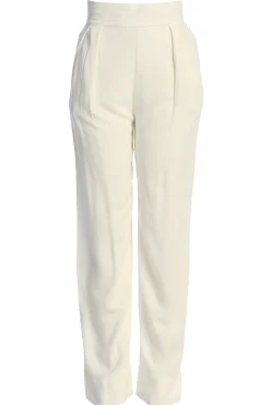 Ivory Villa Views Linen Trousers