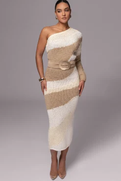 Ivory/Beige Hazel Sweater Knit Top