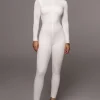 Jluxbasix White Raisa Jumpsuit