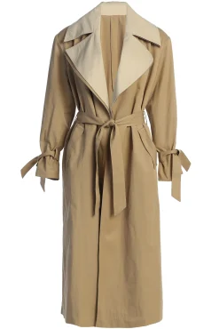 Khaki Shona Oversized Coat