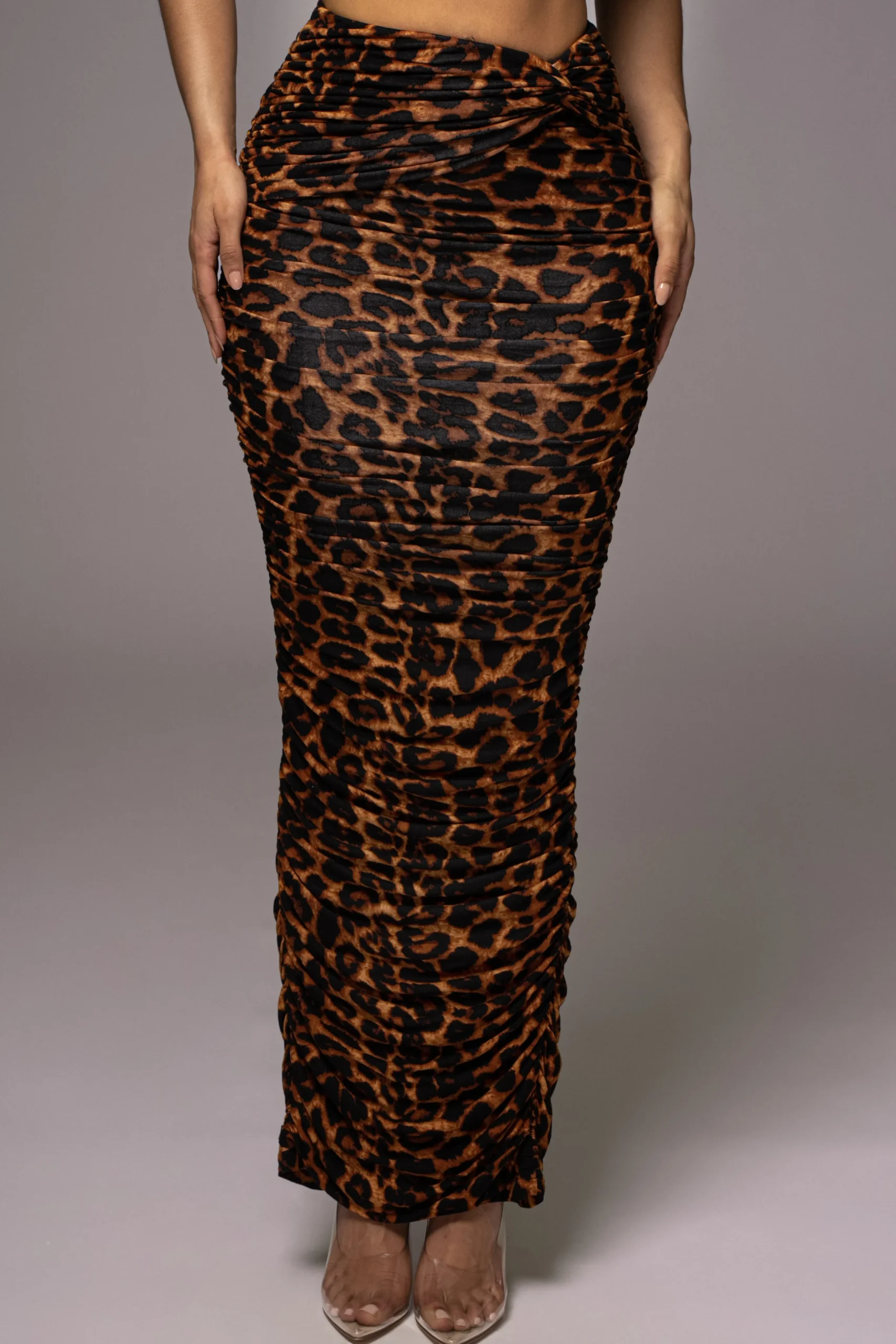 Leopard Lead You On Skirt Set