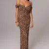 Leopard Print Hera Maxi Dress