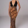 Leopard Print Keily Maxi Dress