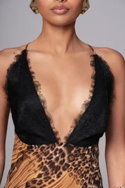 Leopard Print Keily Maxi Dress