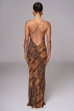 Leopard Print Keily Maxi Dress