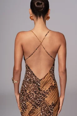 Leopard Print Keily Maxi Dress