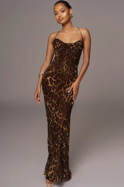 Leopard Print Sierra Maxi Dress