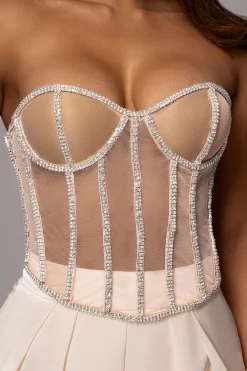 Light Limited Edition Rhinestone Crystal Corset
