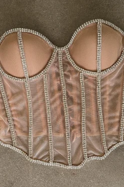 Light Limited Edition Rhinestone Crystal Corset