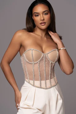 Light Limited Edition Rhinestone Crystal Corset