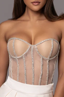 Light Limited Edition Rhinestone Crystal Corset