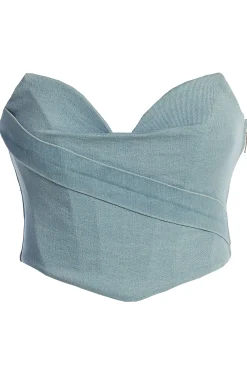 Light Wash Teyana Denim Bustier