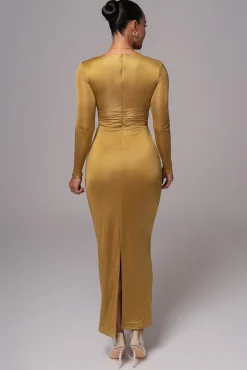 Lime Soiree Cutout Maxi Dress