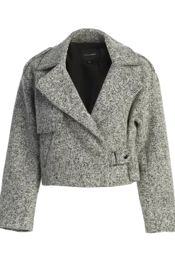 Lt. Grey  Zoe Tweed Jacket