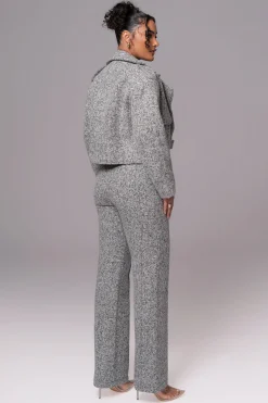 Lt. Grey  Zoe Tweed Jacket