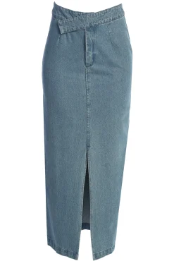 Medium Wash Adana Denim Skirt