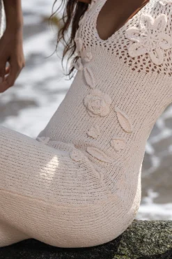 Milk Seaside Halter Maxi Dress