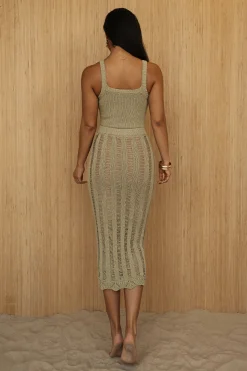 Moss Good Form Midi Skirt