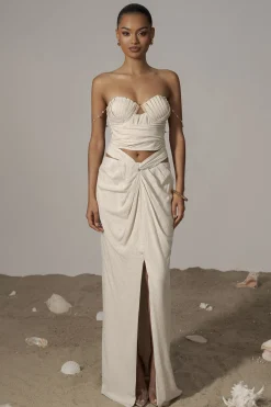 Natural Arielle Bustier Top