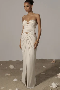 Natural Arielle Bustier Top