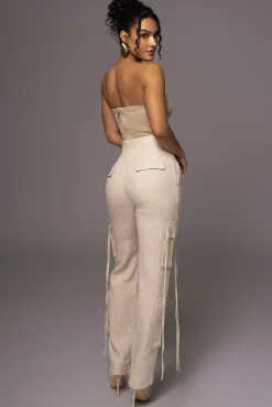 Natural Better Half Linen Utility Pants