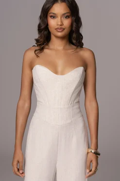 Natural Beyond The Sea Linen Corset