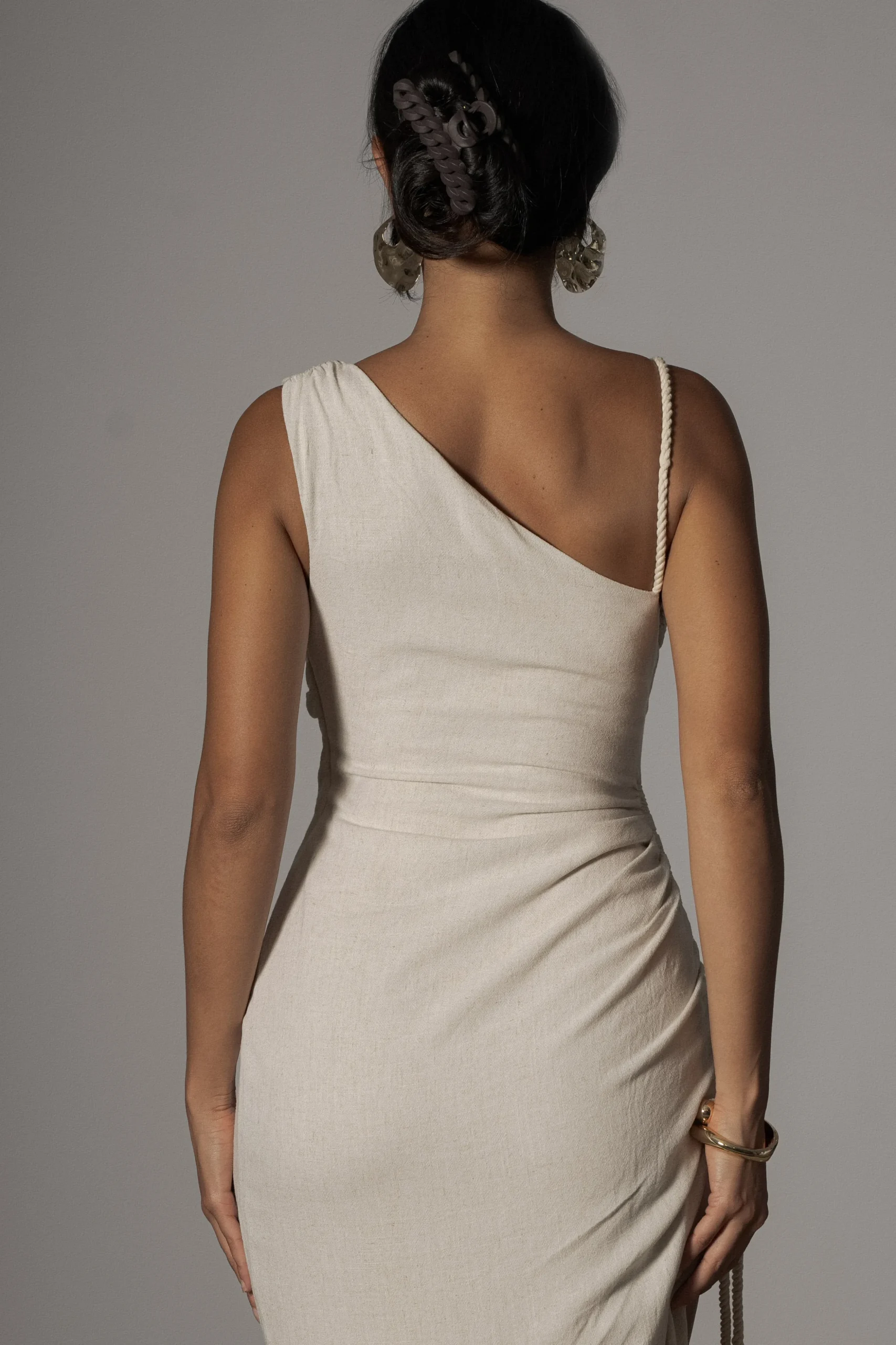 Natural Dreaming Of Summer Linen Dress