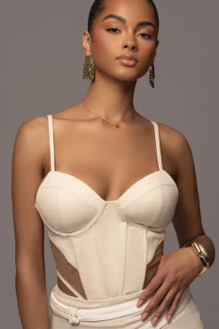 Natural Horizon Linen Corset