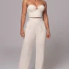 Natural Villa Views Linen Trousers