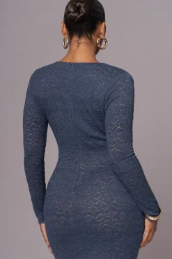 Navy Reunited Maxi Dress