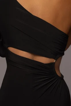 Noir Jorgia Keyhole Dress