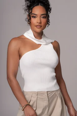 Off White Anderson Ribbed Top
