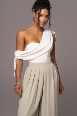 Off-White New Obsession Draped Top