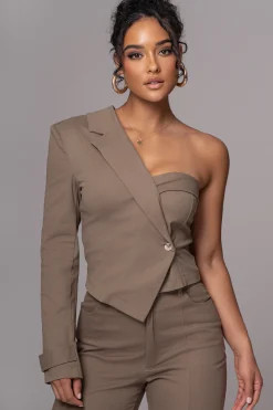 Olive Amal One Shoulder Top