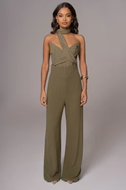 Olive Explorer Linen Pants