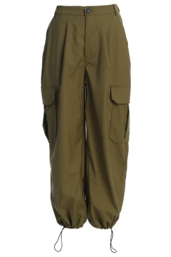 Olive Fast Track Drawstring Joggers