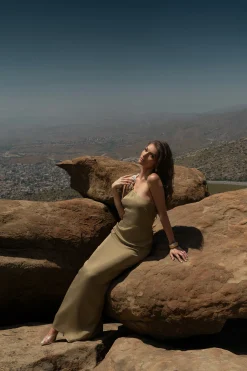 Olive Luxury Living Maxi Dress